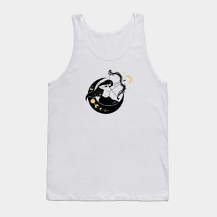 Black and Gold Zodiac Sign SAGITTARIUS Tank Top